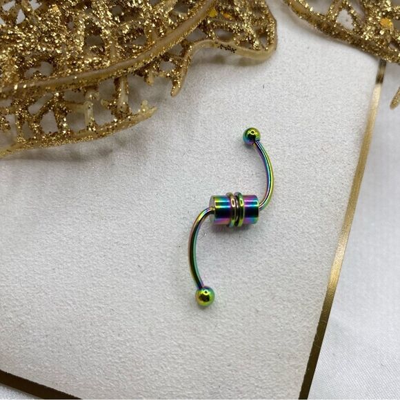 Tarnish Free Magnetic Fake Nose Ring For Women 316L Stainless Steel - Picture 5 of 7